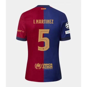 Barcelona Inigo Martinez #5 Domácí Dres 2024-25 Krátký Rukáv